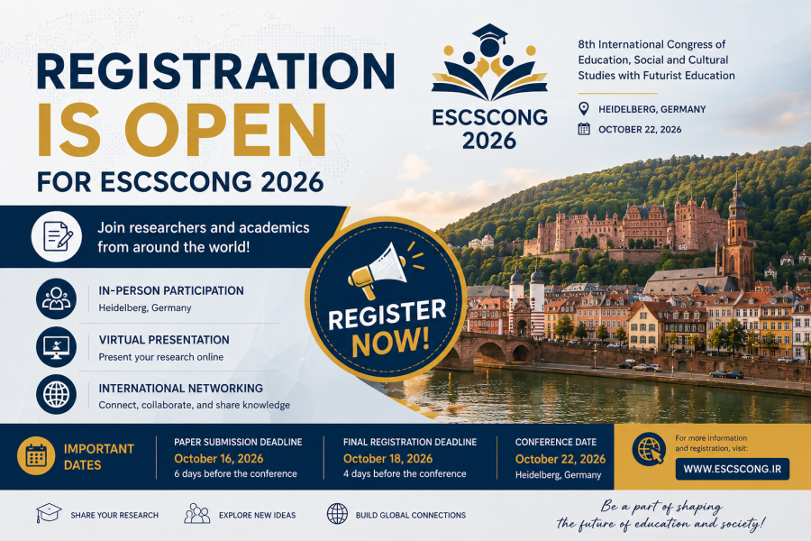 ثبت نام ESCSCONG 2026 آغاز شد
